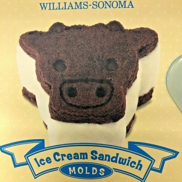 Williams Sonoma ice cream Sandwich molds Cutters NEW in box - Picture 4 of 8